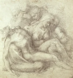 Figurenstudie für die Beweinung Christi, 1530